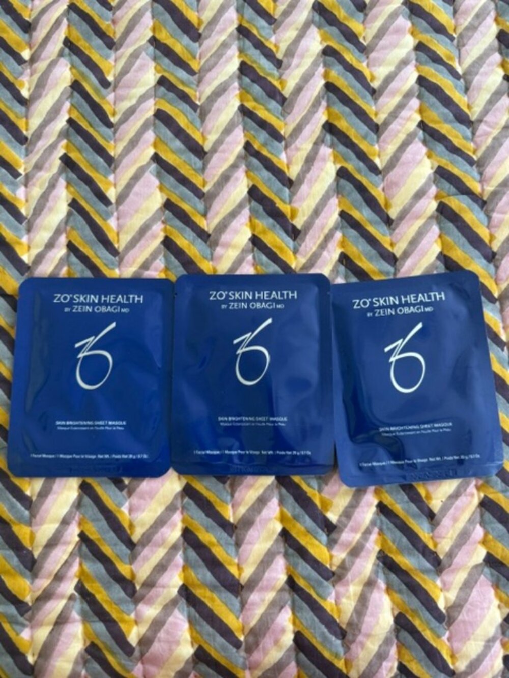 NWT!! 3 ZO Skin Brightening Sheet Masques